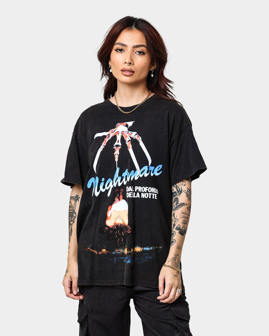 American Thrift X A Nightmare on Elm Street Nightmare Vintage T-Shirt Black Wash Style001