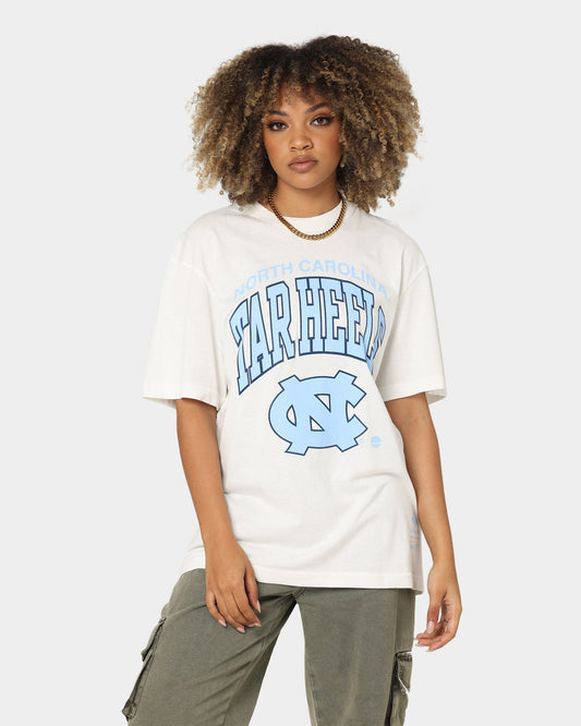 Mitchell & Ness UNC Tar Heels XL Arch Vintage T-Shirt Vintage White Style001