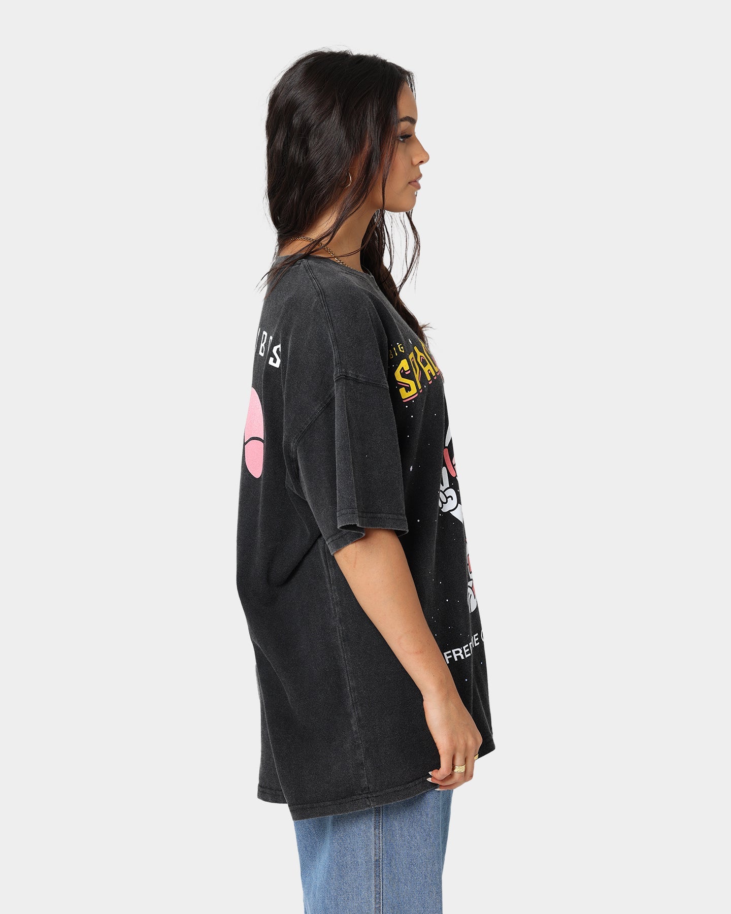 Freddie Gibbs Indio Space Rabbit Vintage T-Shirt Washed Black Style001