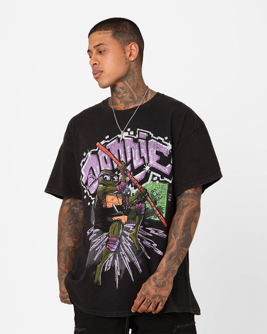 Goat Crew X Teenage Mutant Ninja Turtles Donatello Vintage T-Shirt Vintage Black