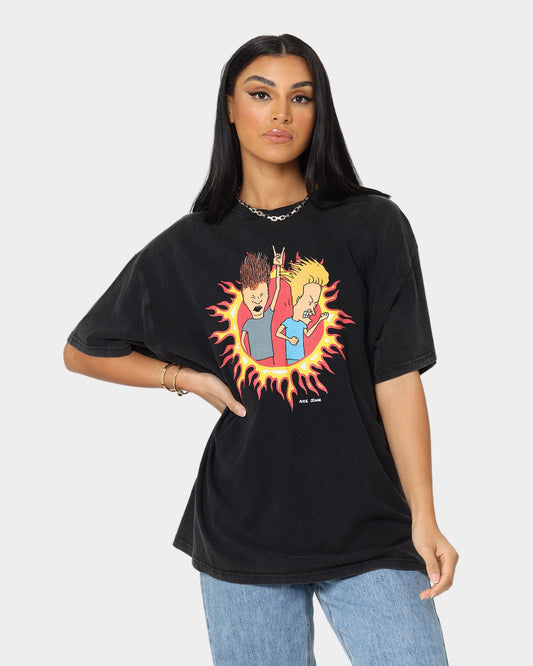 American Thrift American Thrift X Beavis & Butthead Rock T-Shirt Vintage Black Style001