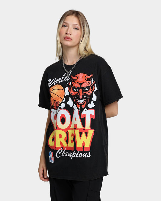 Goat Crew Goat Crew World Champs Vintage T-Shirt Washed Black Style001