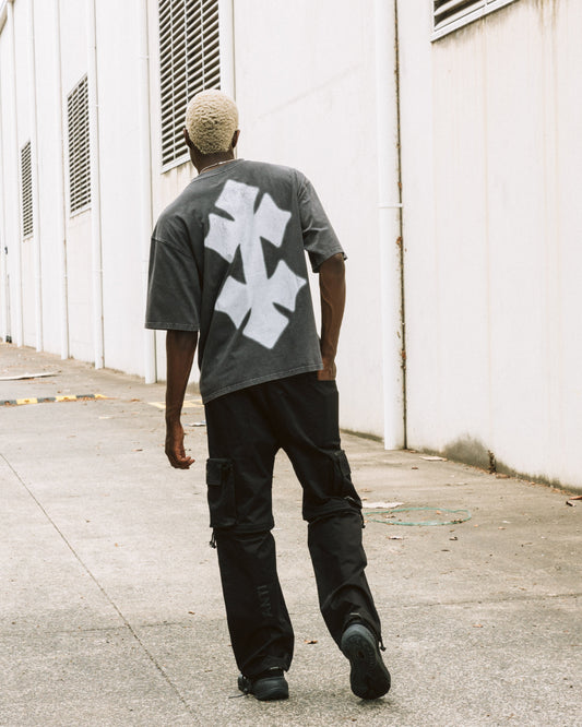 404 Pantheress Vintage T-Shirt Charcoal