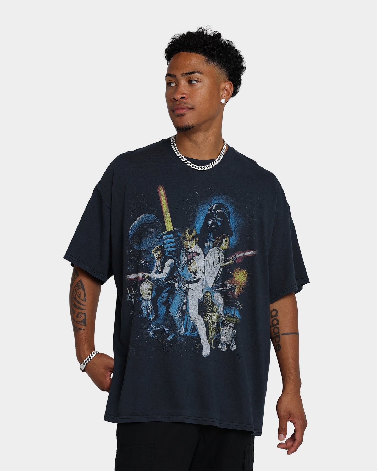 Grails Lightsaber Vintage T-Shirt Vintage Wash
