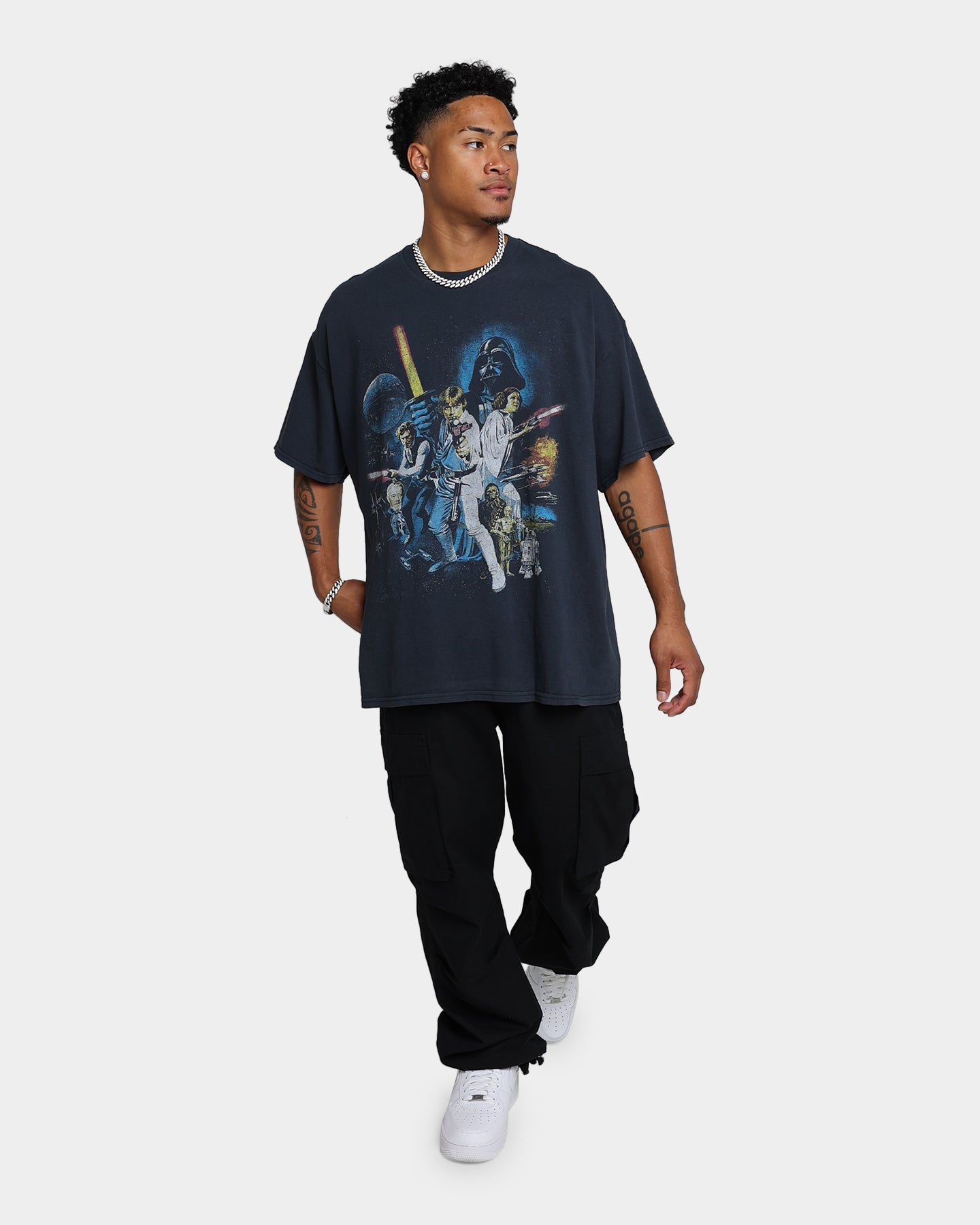 Grails Lightsaber Vintage T-Shirt Vintage Wash