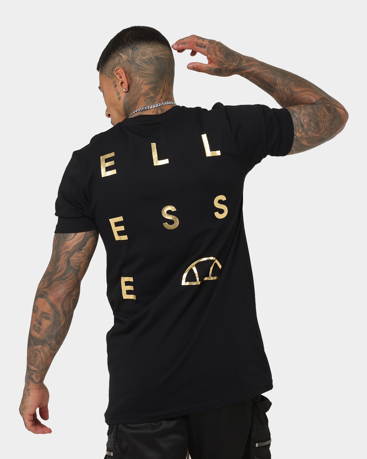 Ellesse Onesto T-Shirt Black/Gold