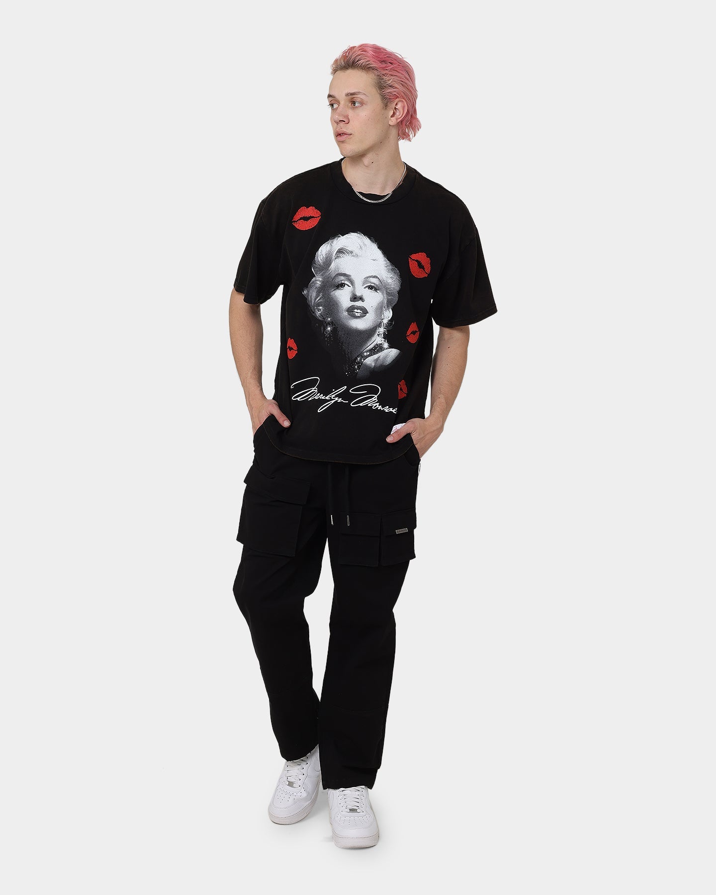 Carr√© X Marilyn Monroe Wonderful Vintage T-Shirt Washed Black