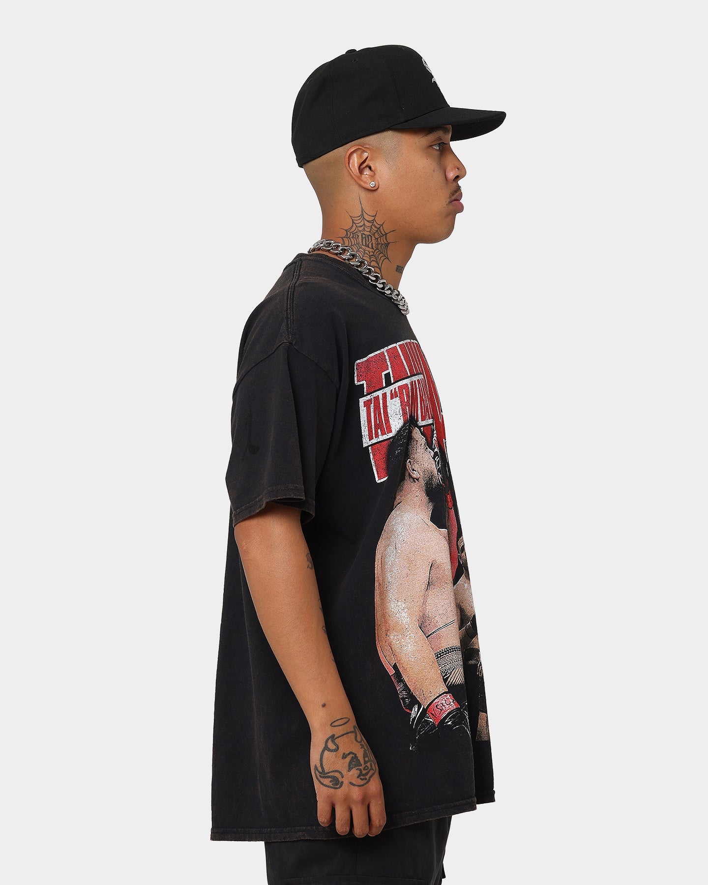 Goat Crew X Tai "Bam Bam" Tuivasa Tai Collage Vintage T-Shirt Washed Black