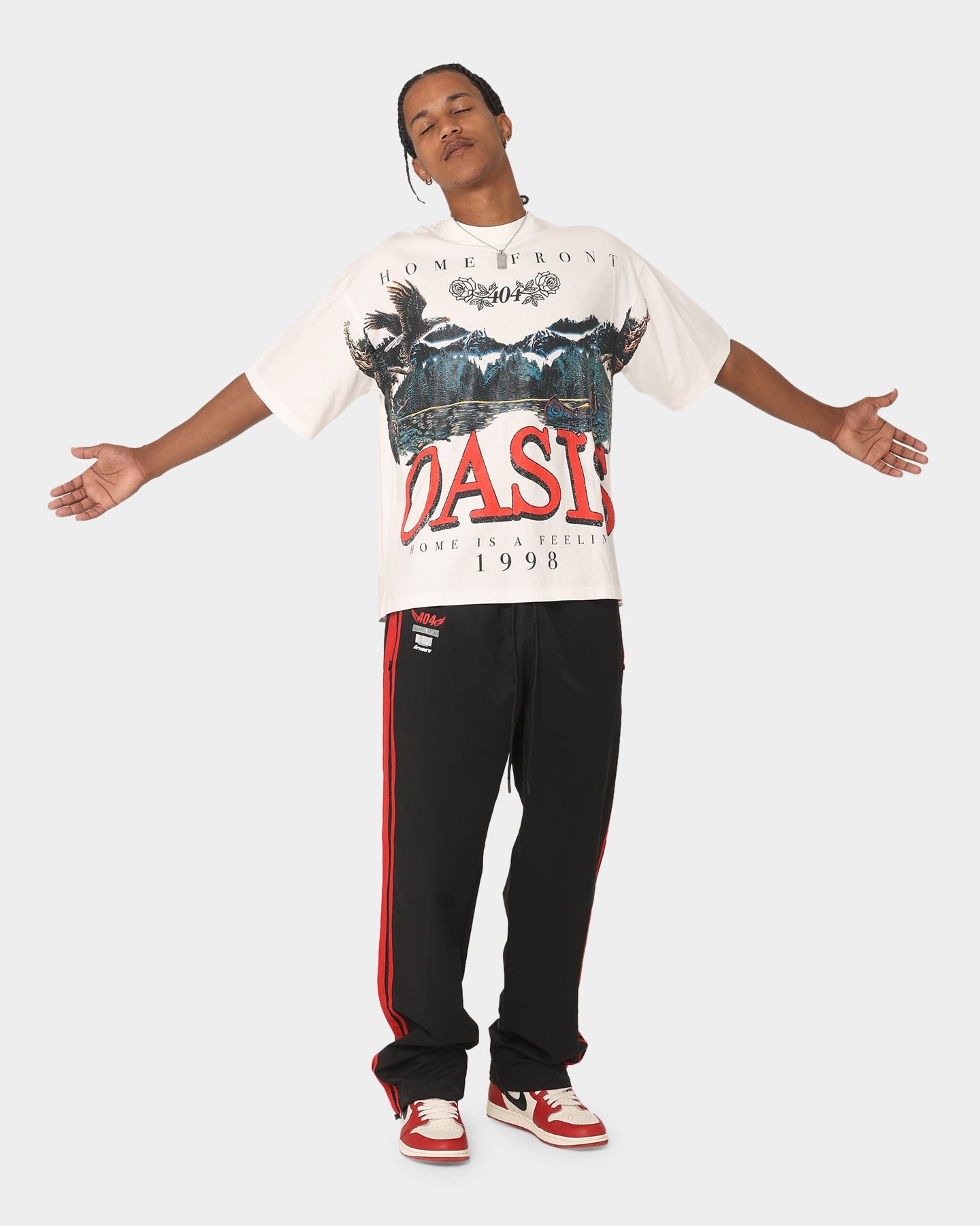 404 Oasis Vintage T-Shirt Off White