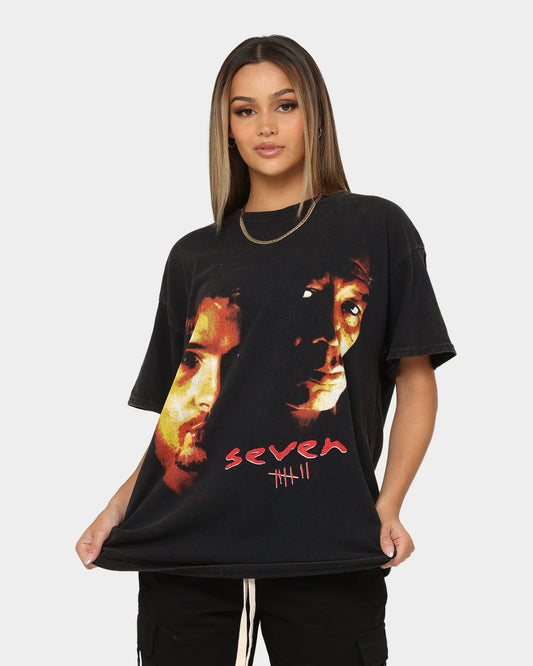 American Thrift X Seven Seven Vintage T-Shirt Black Wash Style001