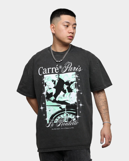 Carr√© Spin Vintage T-Shirt Black Wash