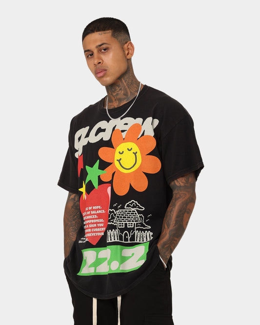 Goat Crew Goat 22.2 Vintage T-Shirt Black Wash