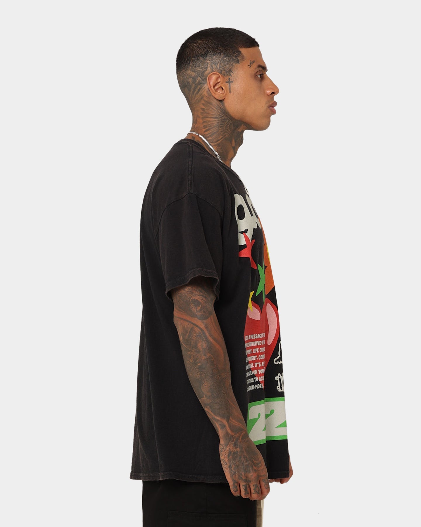 Goat Crew Goat 22.2 Vintage T-Shirt Black Wash