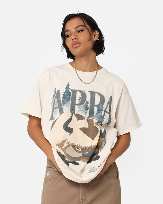 Goat Crew X Avatar: The Last Airbender Appa Vintage T-Shirt Off White Style001