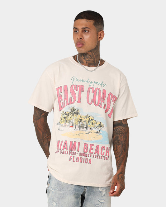 American Thrift Miami Beach Vintage T-Shirt Off White