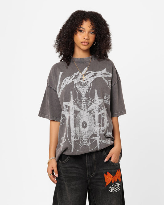 Loiter Firing Range Vintage T-Shirt Charcoal Style001