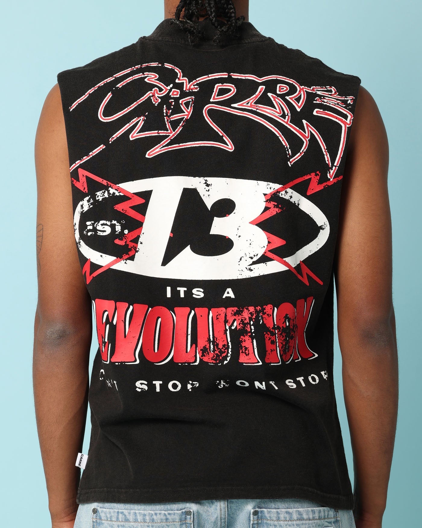 Carr√© Rev 13 Muscle T-Shirt Vintage Black