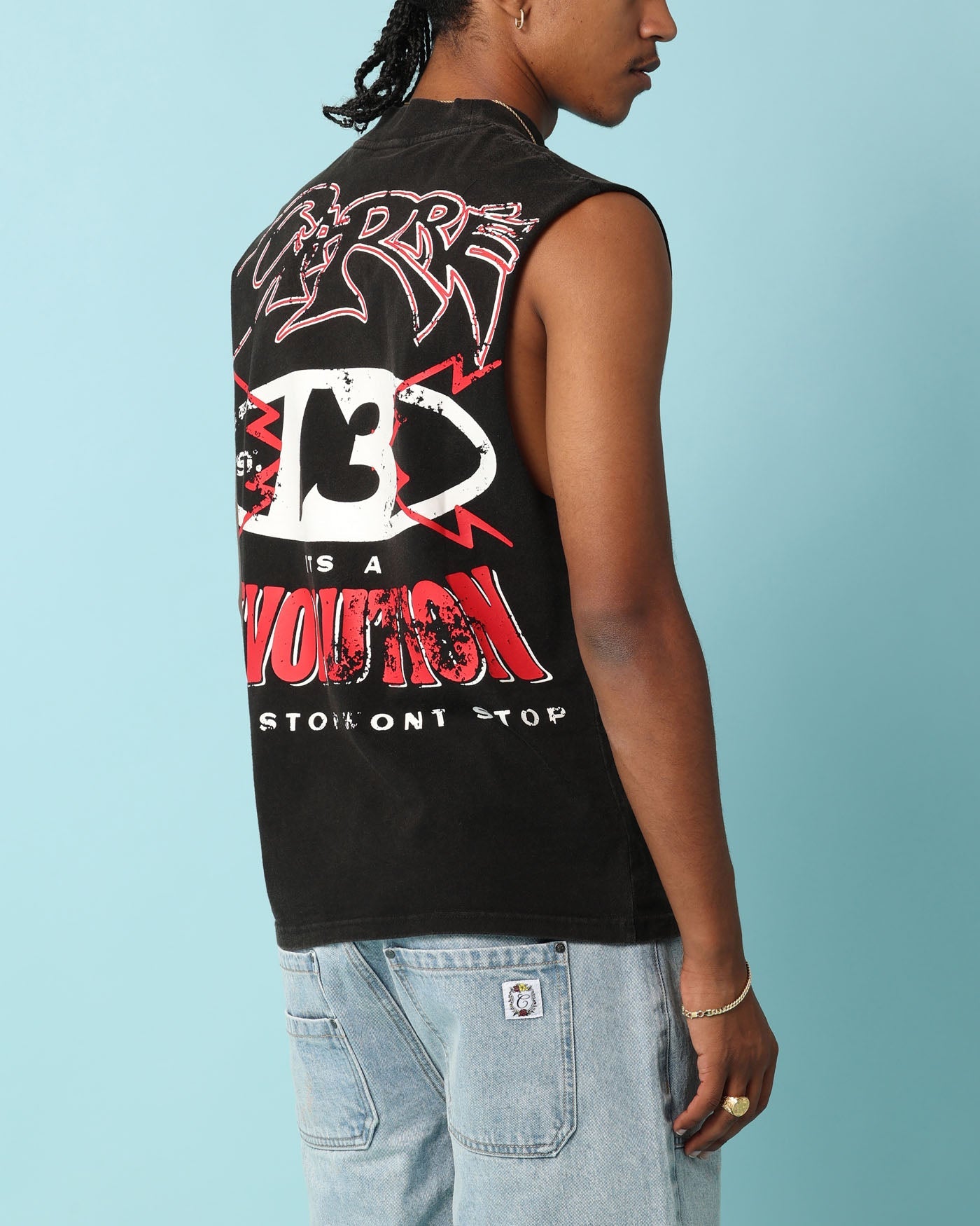 Carr√© Rev 13 Muscle T-Shirt Vintage Black