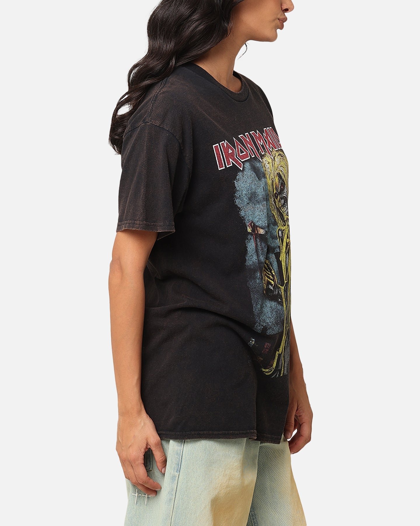 Iron Maiden Killers Green T-Shirt Black Vintage Style001
