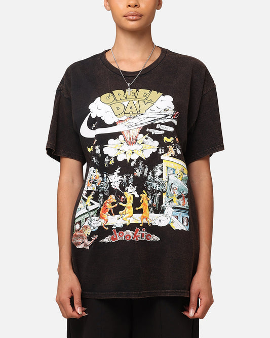 Green Day Dookie Vintage T-Shirt Black Vintage Style001