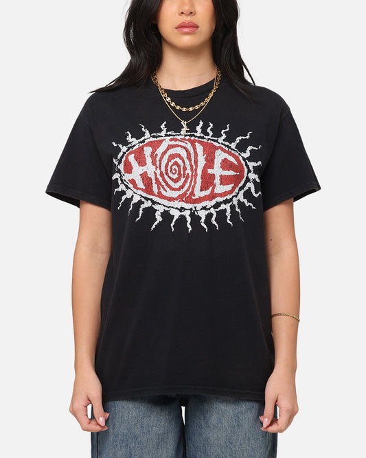Hole Hole Vintage T-Shirt Black Vintage Style001
