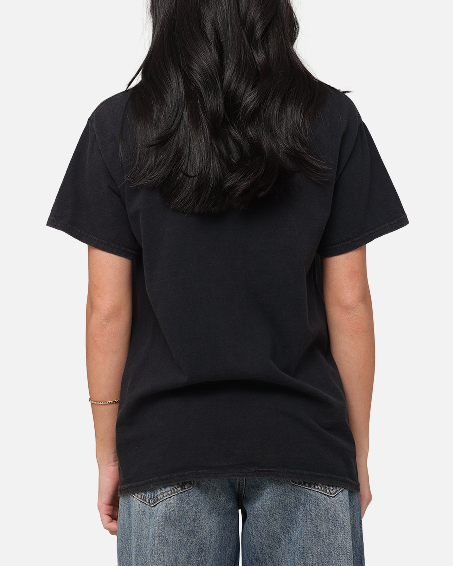 Hole Hole Vintage T-Shirt Black Vintage Style001