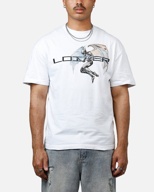 Loiter Chrome Deceiver Vintage T-Shirt White