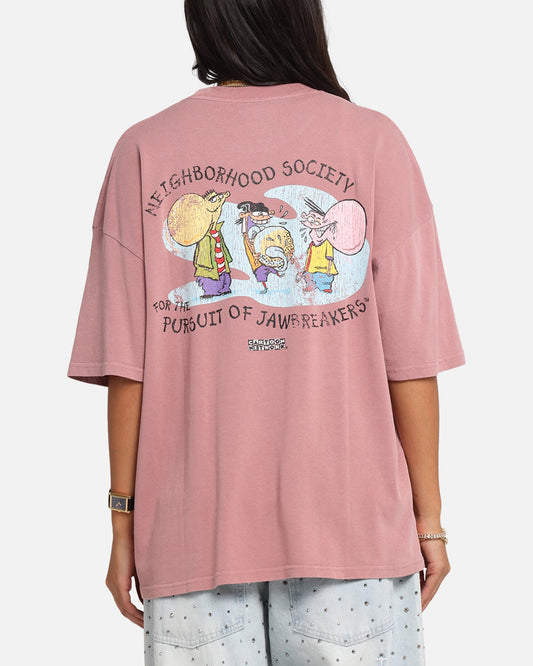 73 Studio X Cartoon Network Ed Edd N Eddy Box Logo Vintage T-Shirt Coral Style001