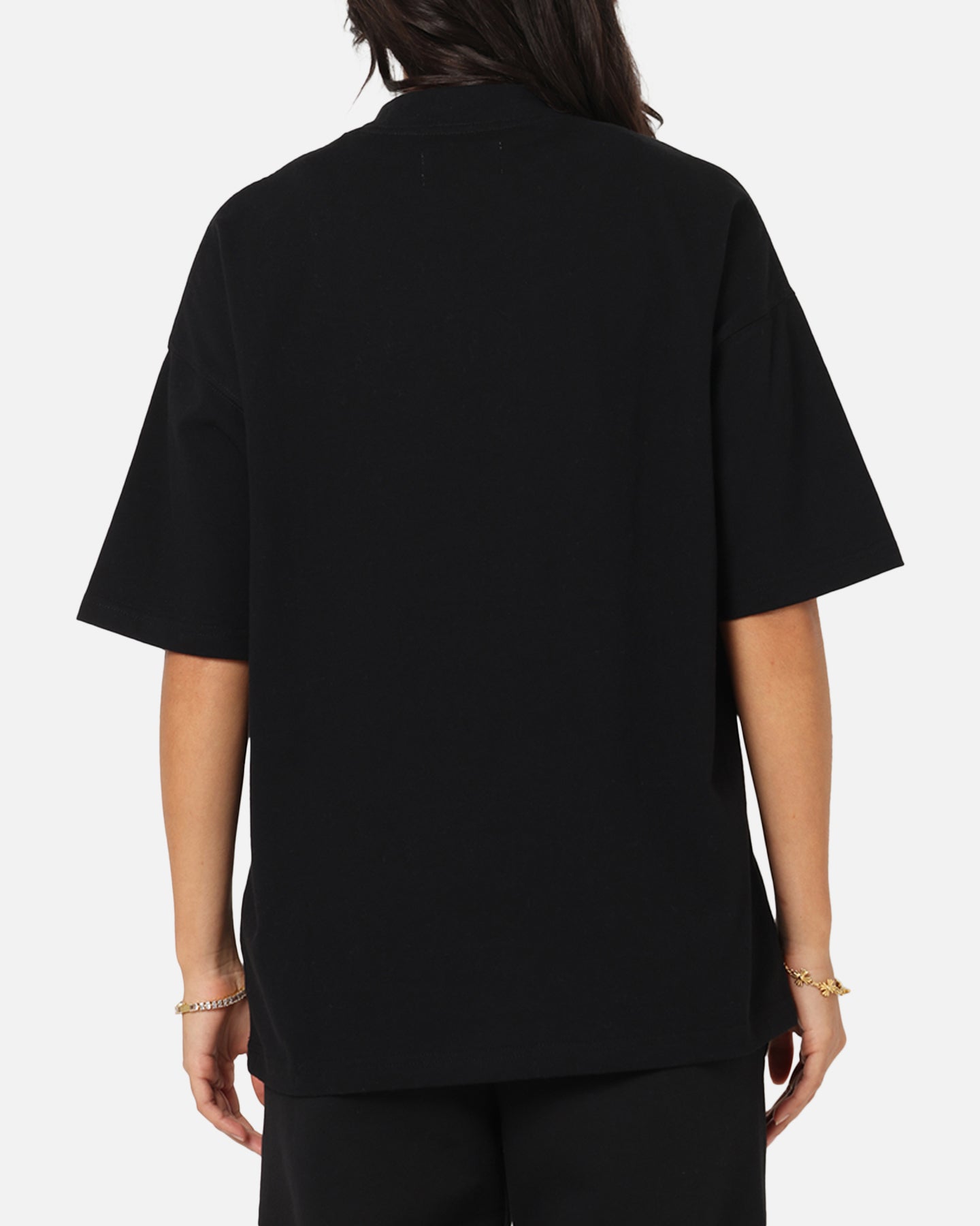 Ed Hardy Dagger Rhinestone Crop T-Shirt Black Style001
