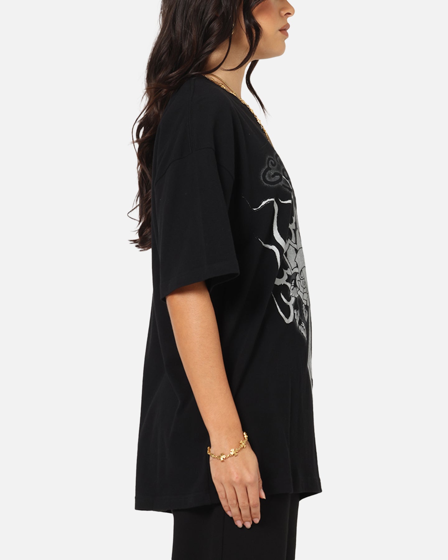 Ed Hardy Cross My Heart T-Shirt Black Style001