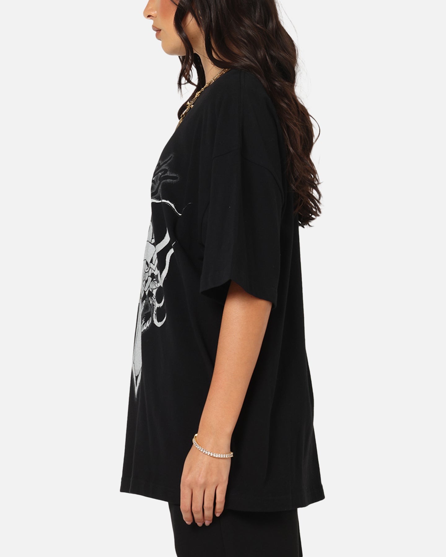 Ed Hardy Cross My Heart T-Shirt Black Style001
