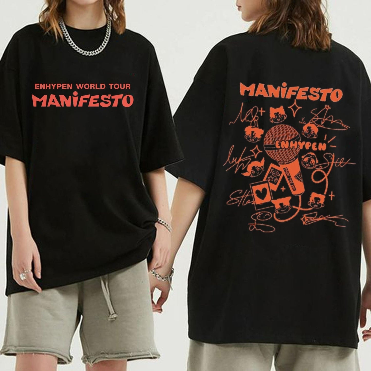 Enhypen Manifesto 2022 World Tour t-shirt, Manifesto Tour 2022