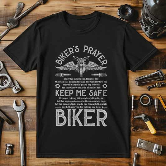 Biker's Prayer Vintage T-Shirt -