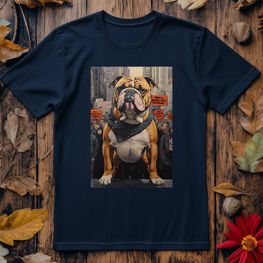 XL Bully Protest Poster T-Shirt -