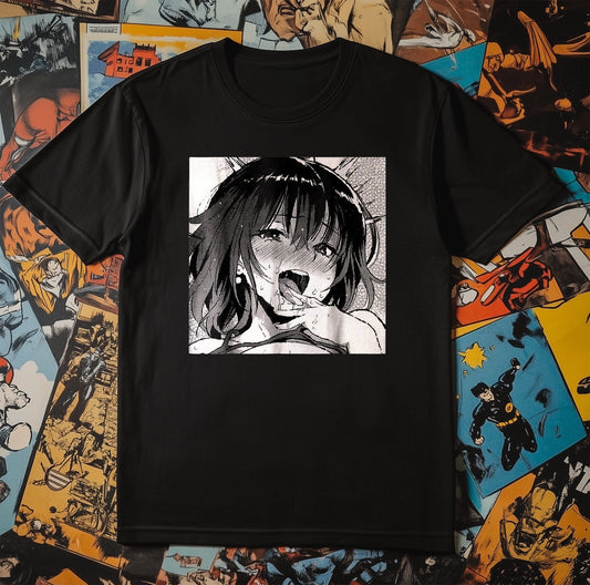 Ecchi Otaku Hentai Ahegao Girl T-Shirt