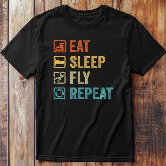 Eat Sleep Fly T-Shirt