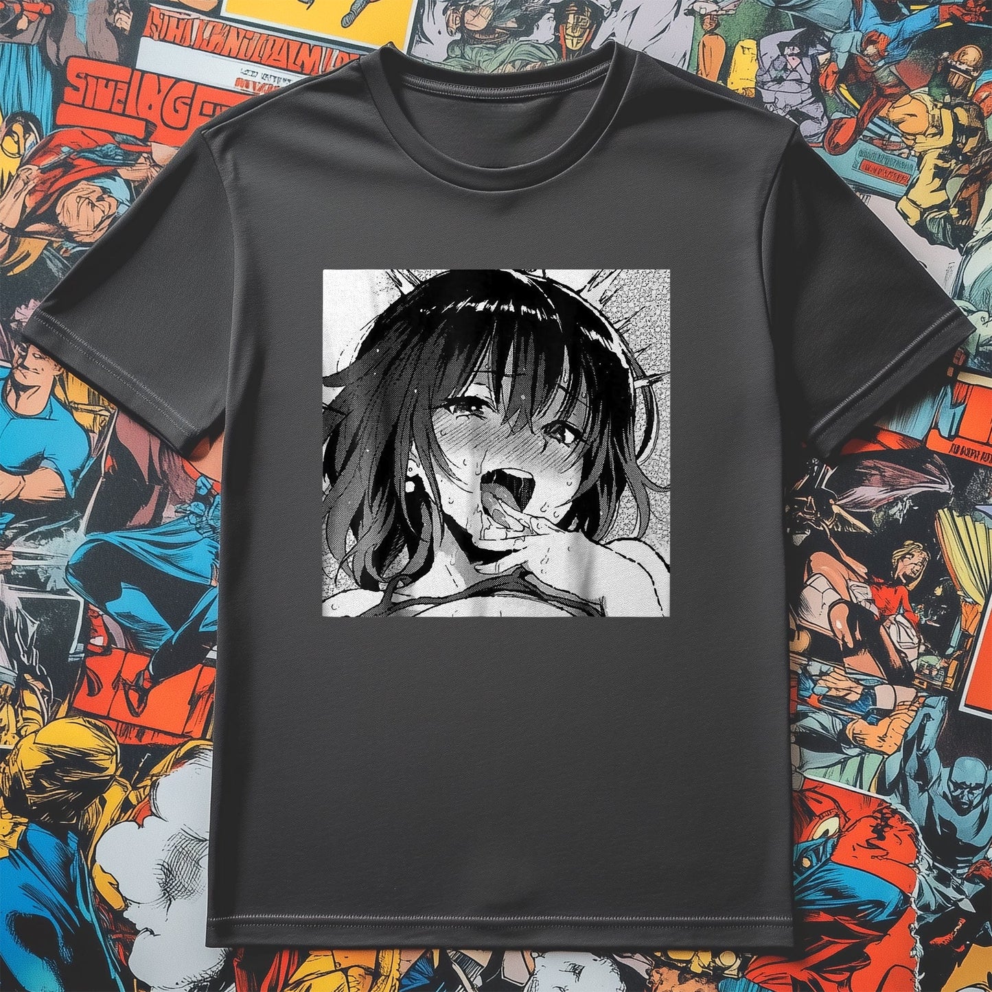 Ecchi Otaku Hentai Ahegao Girl T-Shirt