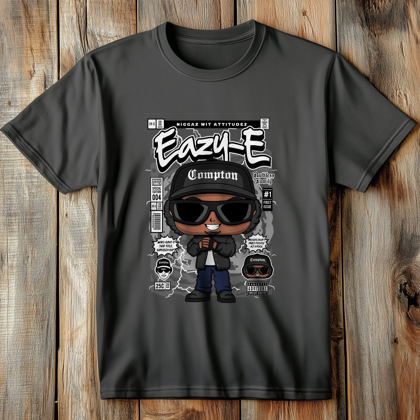 Eazy E Cartoon Character T-Shirt