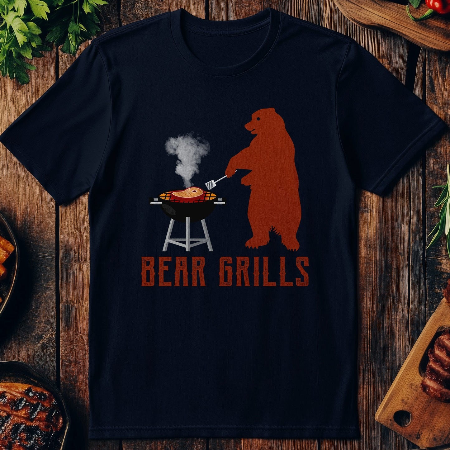 "BBQ (13) - Bear T-Shirt