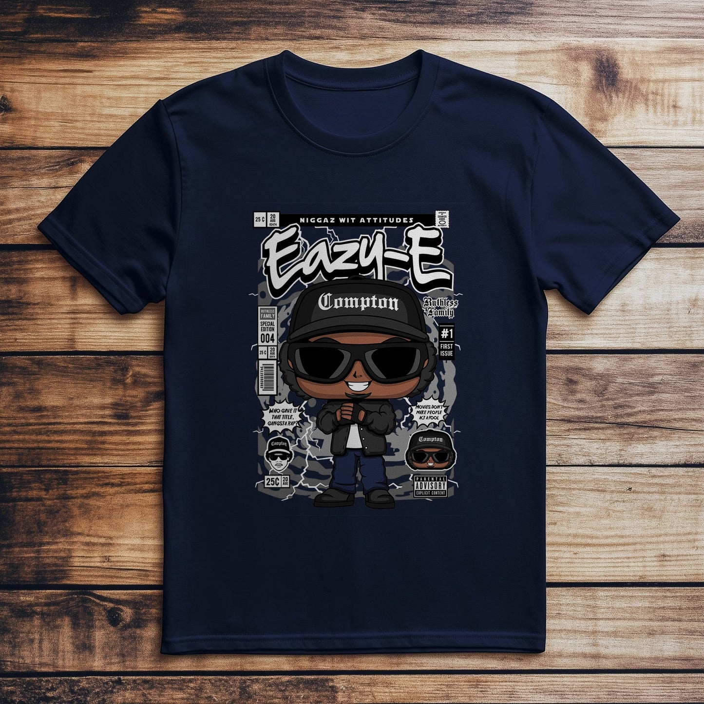 Eazy E Cartoon Character T-Shirt