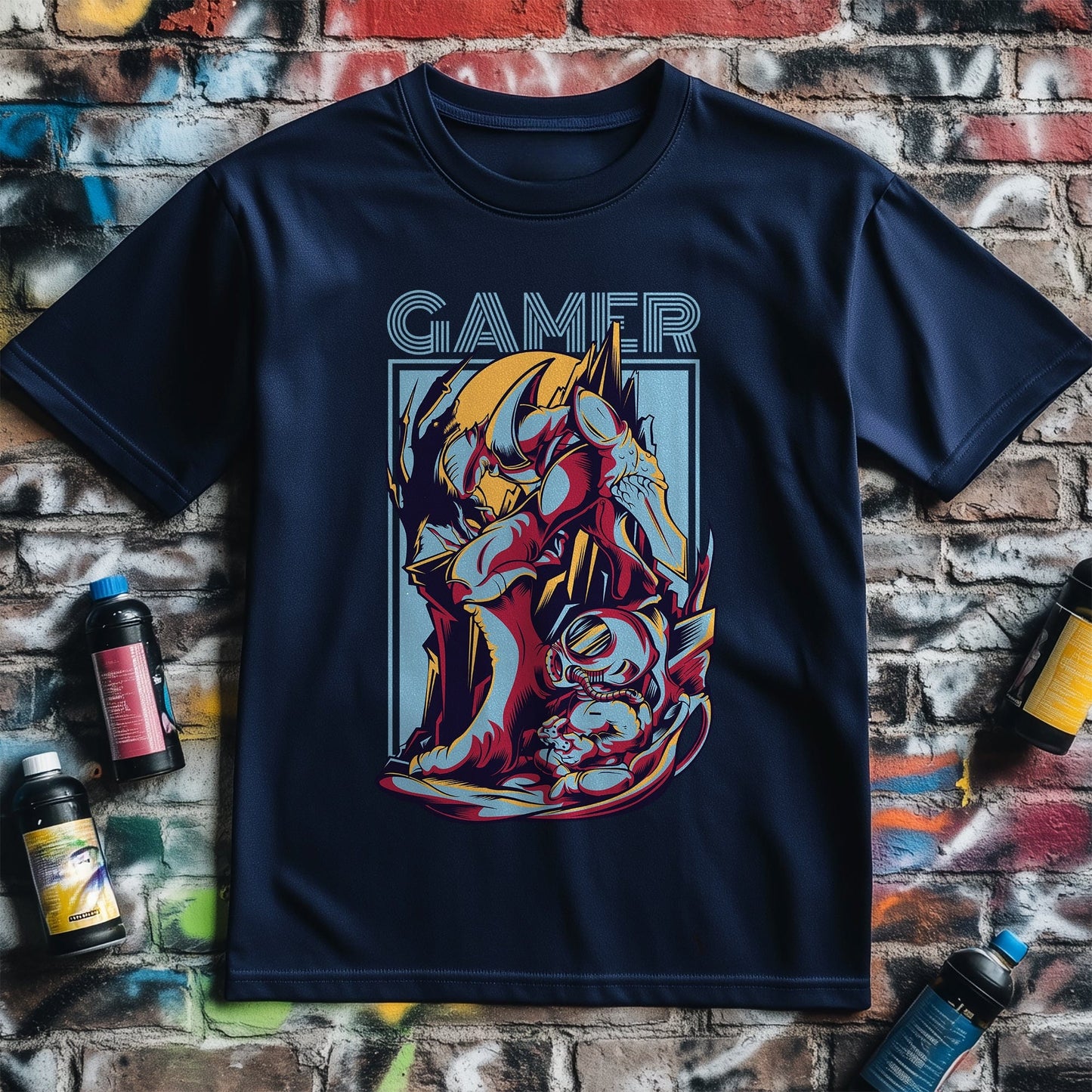 Gamer Poster T-Shirt - Level Up Your