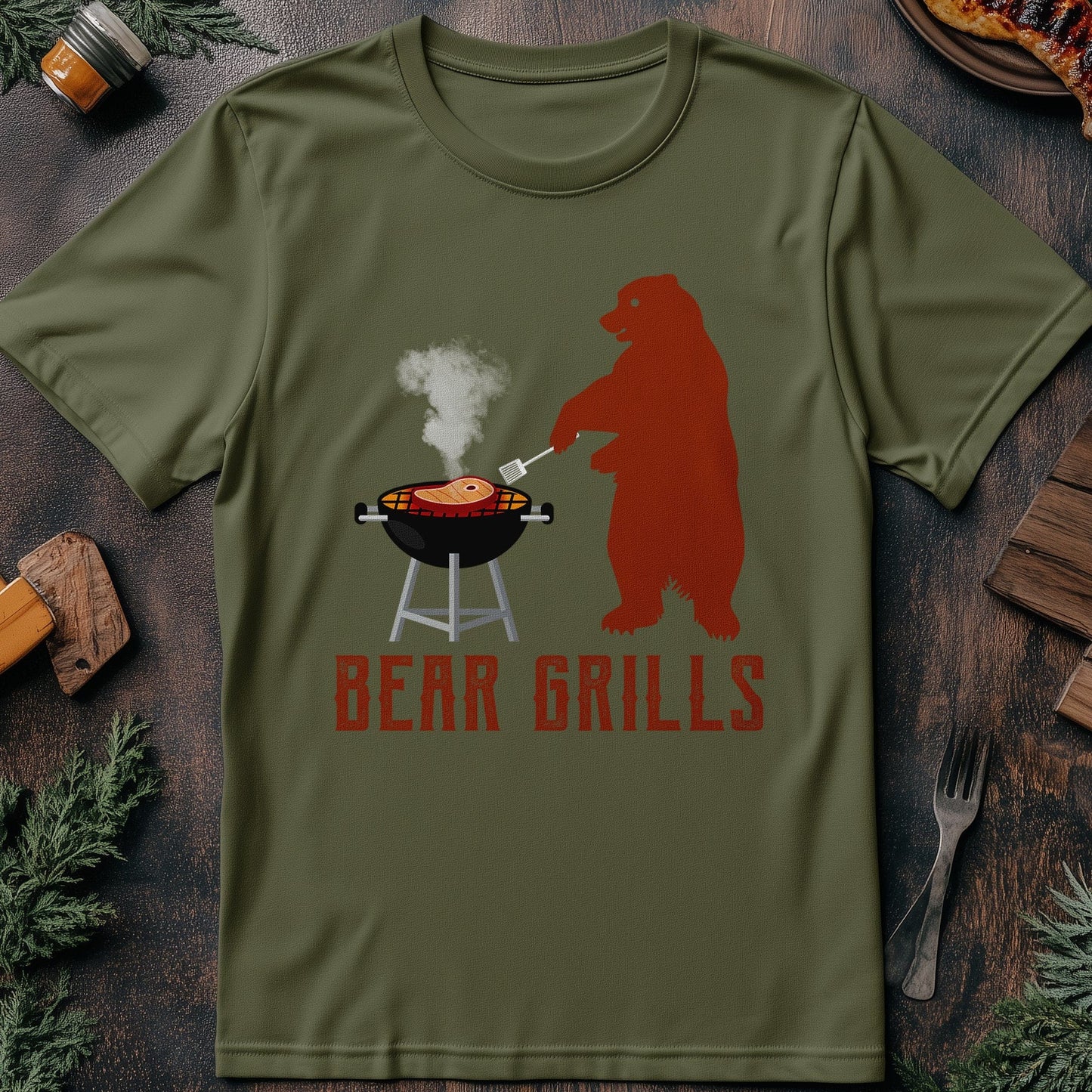 "BBQ (13) - Bear T-Shirt
