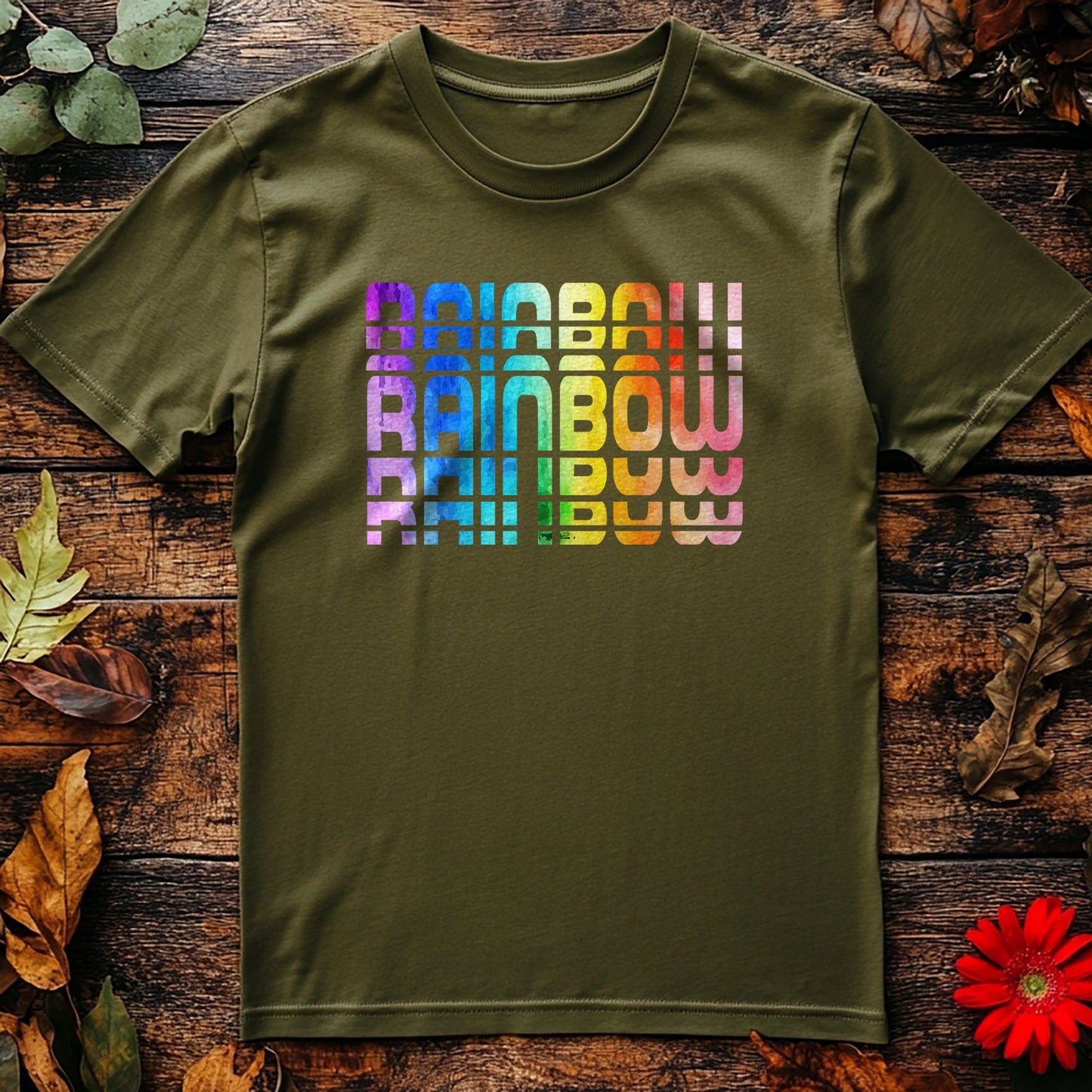 0301 T-shirt Colorful Rainbows