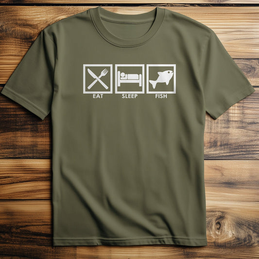 Eat, Sleep, Go Fishing T-Shirt