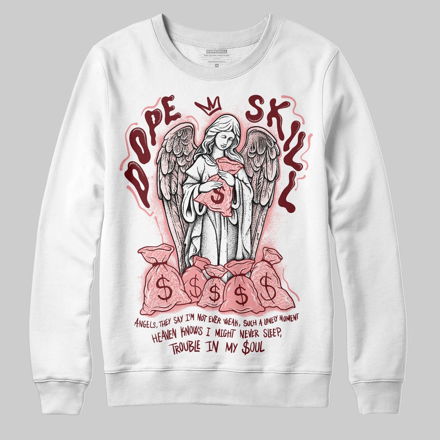 VALENTINE'S Day 3s DopeSkill Sweatshirt Angels Graphic