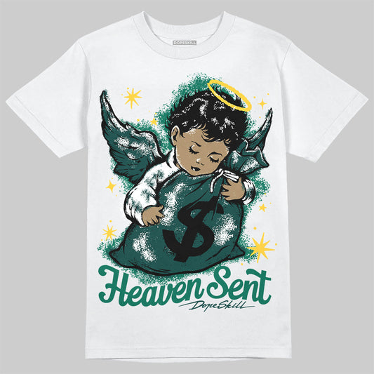Oxidized Green 4s DopeSkill T-Shirt Heaven Sent Graphic