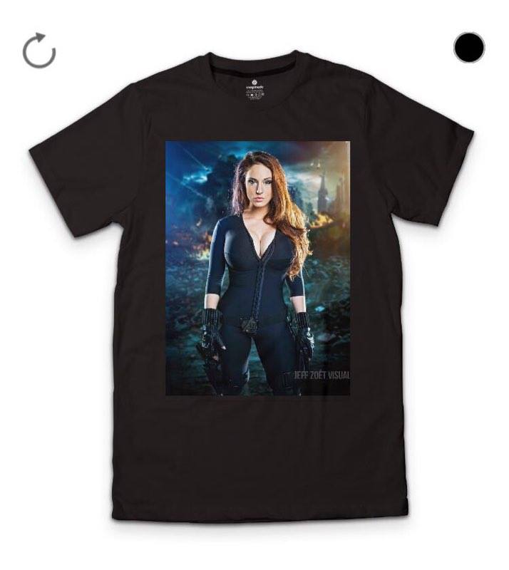 Jean Grey Black T-Shirt