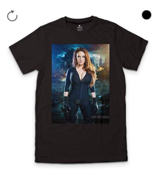 Jean Grey Black T-Shirt