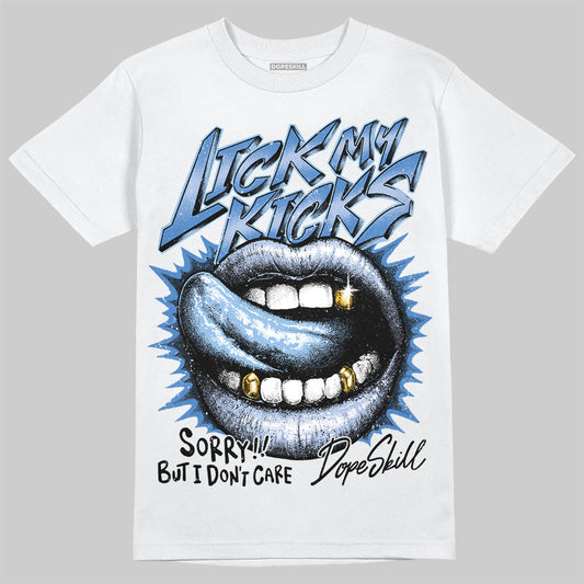 Women's Runner Sneaker Light Blue DopeSkill T-Shirt Lick My Kicks Graphic