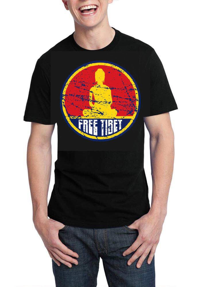 Free Tibet Black T-Shirt